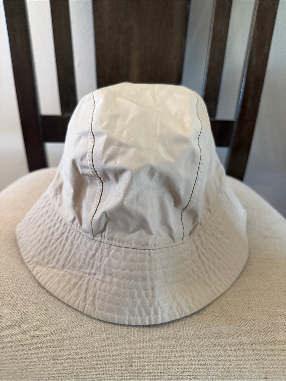 LL Bean Women’s Bucket Hat Lightweight Sun Protection Beach Outdoor Cream S/M